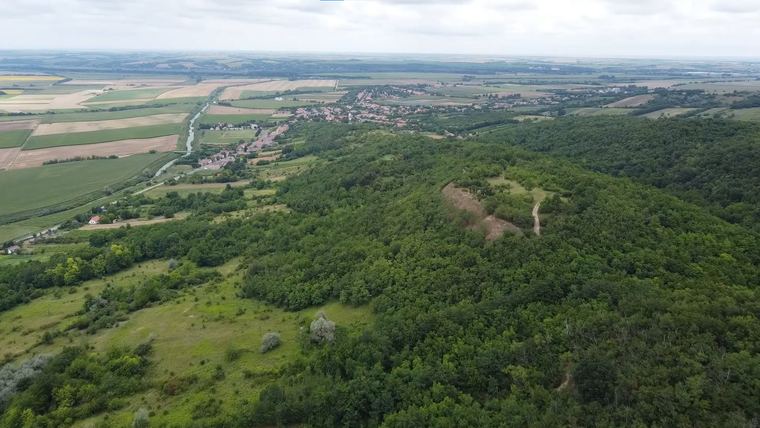 Légifotó a túra környékéről